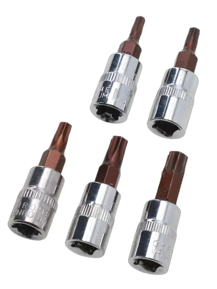 Socket Wrenches Screwdriver Bit Hand Tools Drive Socket Head T15 T20 T25 T30 T40 Torx Screwdriver Bits Wrenches
Socket Wrenches Screwdriver Bit Hand Tools Drive Socket Head T15 T20 T25 T30 T40 Torx Screwdriver Bits Wrenches