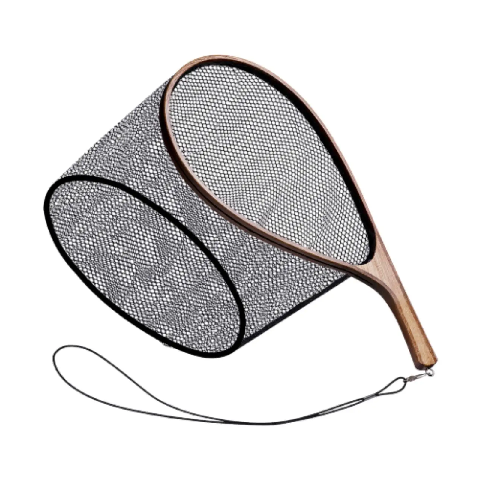 Wooden Fishing Net for Catch and Release with Comfortable Grip for Freshwater Bass 
Wooden Fishing Net for Catch and Release with Comfortable Grip for Freshwater Bass