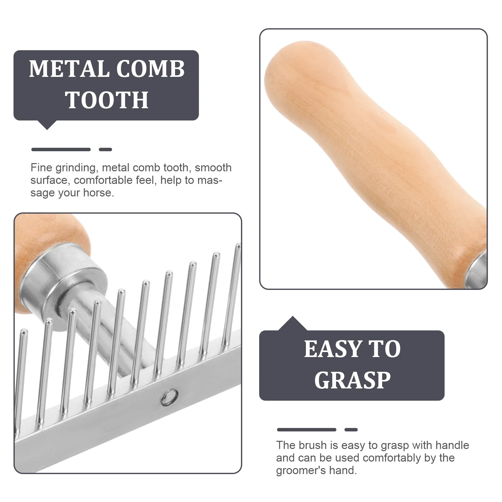Grooming Brush for Dogs Pet Comb Rake Fine Ground Teeth Wood Handle Easy Grip Pet Hair Removal Tool Dog Groom Comb
Grooming Brush for Dogs Pet Comb Rake Fine Ground Teeth Wood Handle Easy Grip Pet Hair Removal Tool Dog Groom Comb