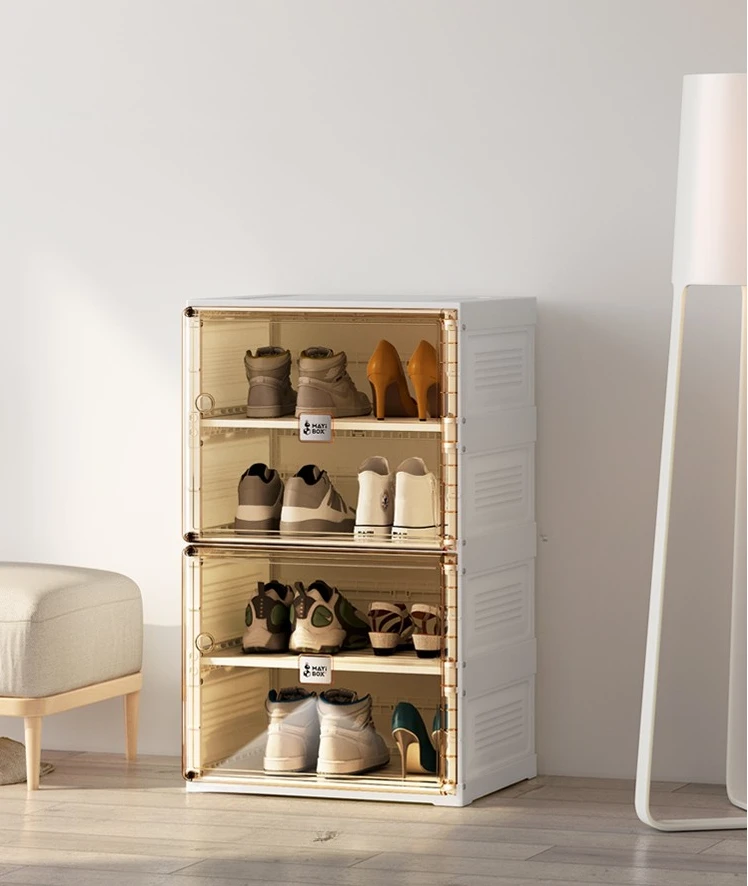 Household multi-purpose installation shoe box storage transparent s cabinet net red plastic folding rack
Household multi-purpose installation shoe box storage transparent s cabinet net red plastic folding rack