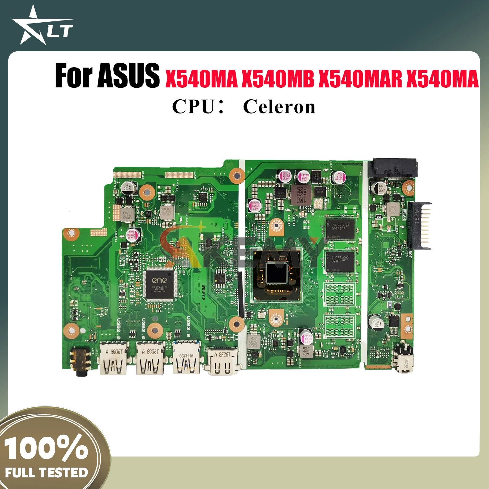 X540MA Laptop Motherboard For ASUS VivoBook X540MA X540MAR F540M X540MAS A540M R540M X540M D540M X540MB Mainboard W/ Celeron CPU
X540MA Laptop Motherboard For ASUS VivoBook X540MA X540MAR F540M X540MAS A540M R540M X540M D540M X540MB Mainboard W/ Celeron CPU