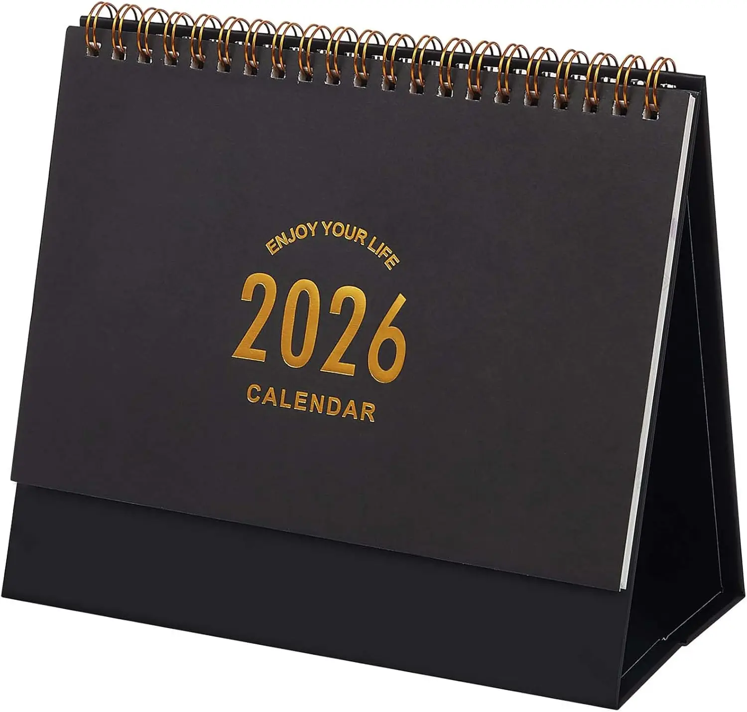 2026 Standing Flip Desk Calendar, Jan 2026 - Jun 2027, Small Size, Metal Binding, Home Office School, Black
2026 Standing Flip Desk Calendar, Jan 2026 - Jun 2027, Small Size, Metal Binding, Home Office School, Black