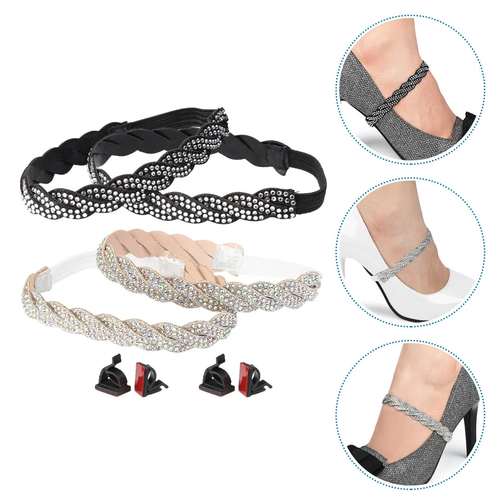 4 Pcs High Heels Anti Drop Replacement Ankle Straps for Shoelace Follow up Detachable Women's
4 Pcs High Heels Anti Drop Replacement Ankle Straps for Shoelace Follow up Detachable Women's