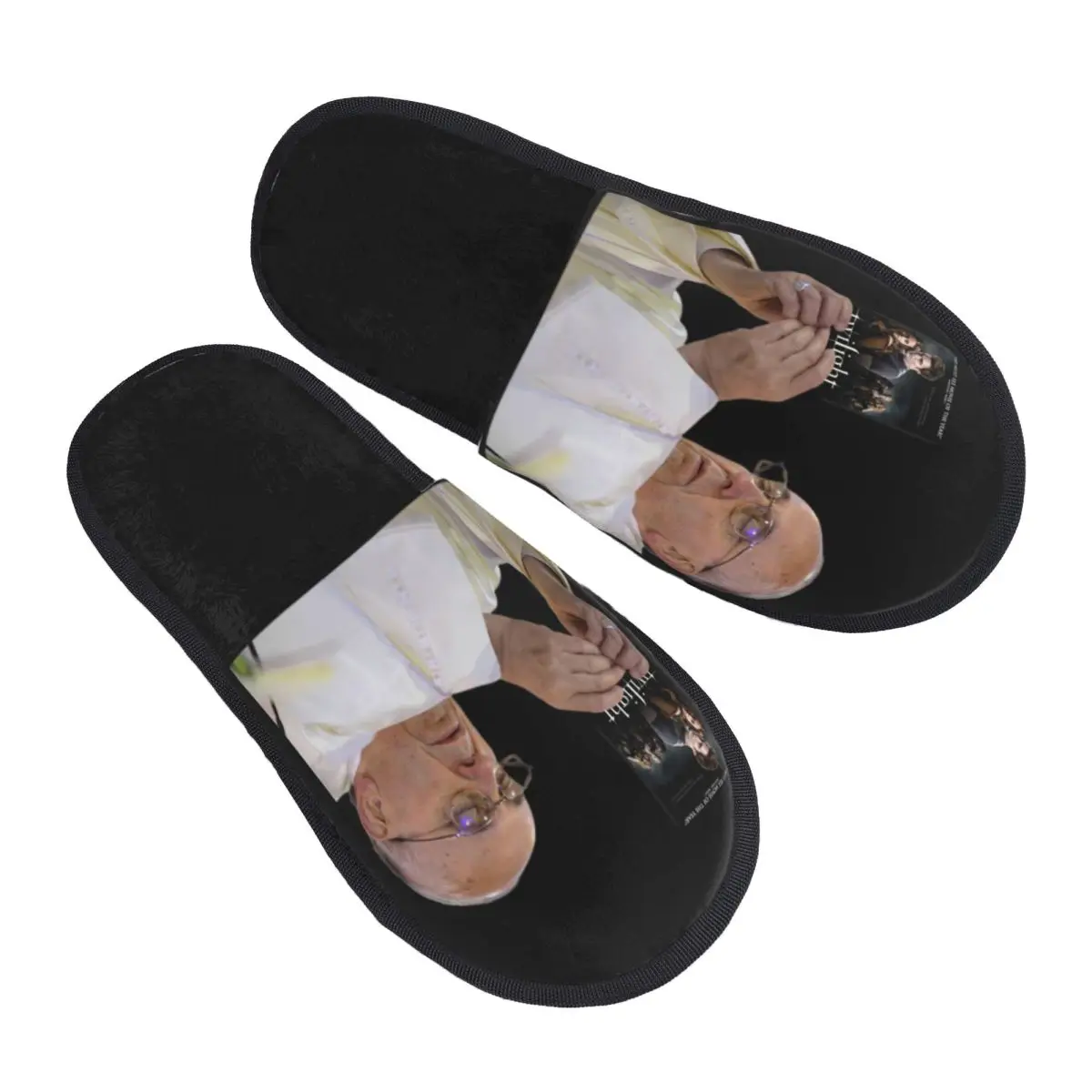 Custom Pope Holding Twilight Meme Memory Foam Slippers Women Cozy Warm House Slippers
Custom Pope Holding Twilight Meme Memory Foam Slippers Women Cozy Warm House Slippers