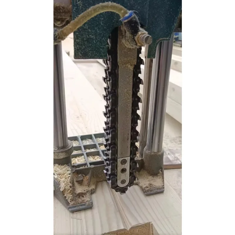 Chain Drive Woodworking Chisel Mortiser Machine Square Hole Drill - High-Quality Tool for DIY Wood Mortising Projects