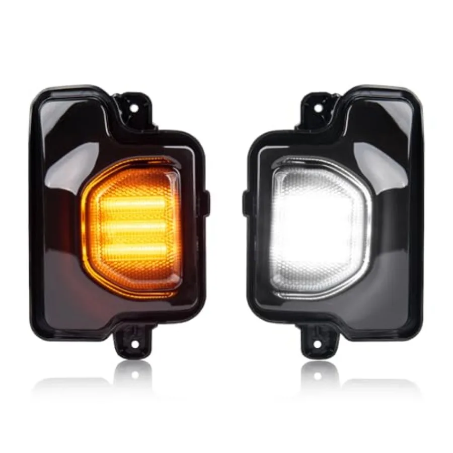 LED Side Mirror Turn Signal Lights Compatible with 2018-2024 Jeep Wrangler 2020-2023 Jeep Gladiator 2 in 1 Amber Sequential Flo
LED Side Mirror Turn Signal Lights Compatible with 2018-2024 Jeep Wrangler 2020-2023 Jeep Gladiator 2 in 1 Amber Sequential Flo