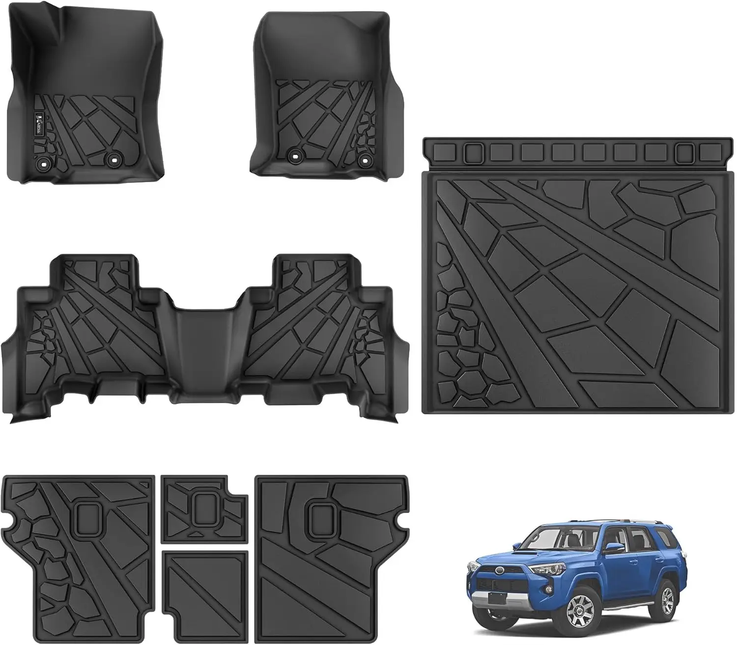 Flying Wing 4x4 Foot Mat Fit 5 Seats Without Sliding Cargo Tray For 4Runner 2012-2024 Mudflaps Sets Door Mats
Flying Wing 4x4 Foot Mat Fit 5 Seats Without Sliding Cargo Tray For 4Runner 2012-2024 Mudflaps Sets Door Mats