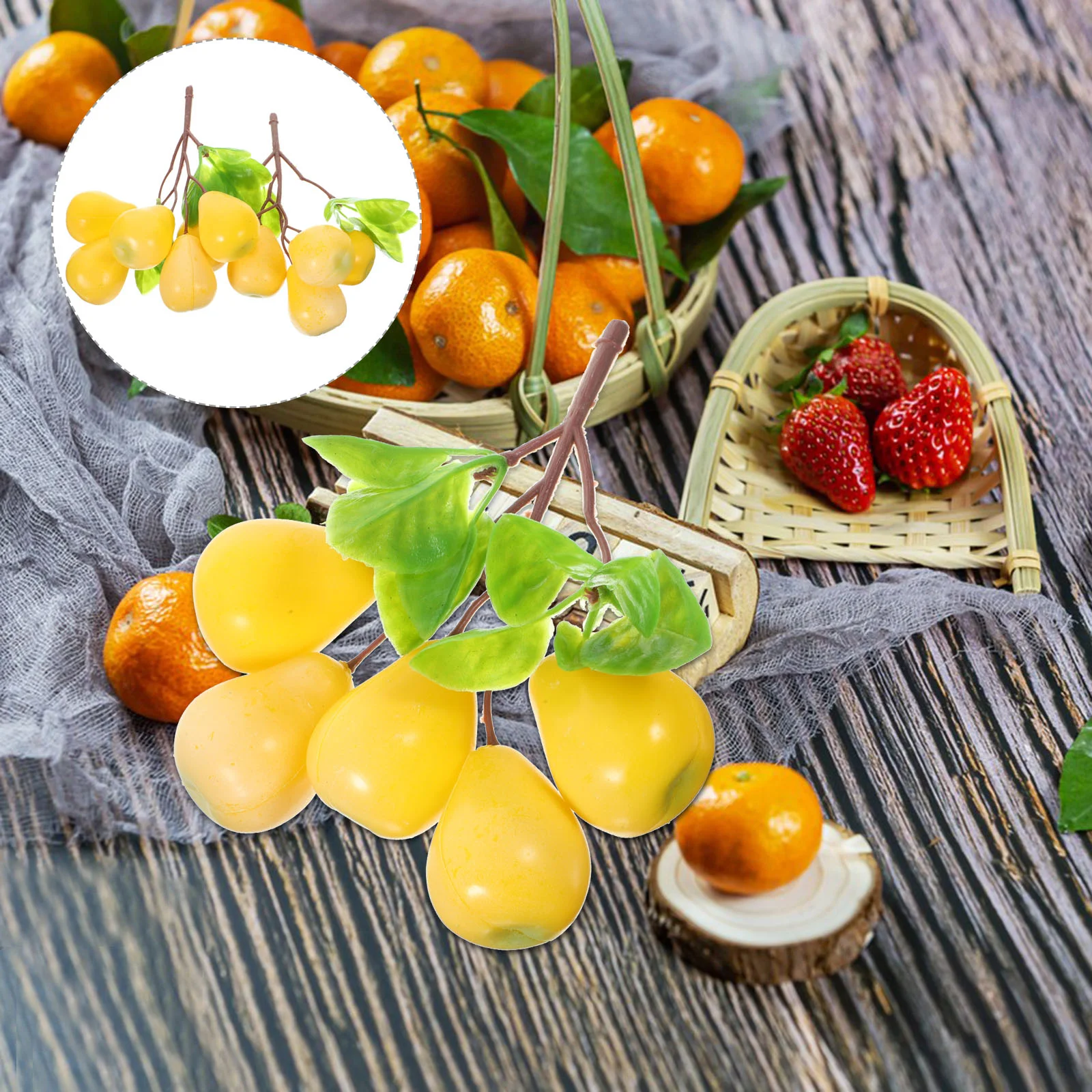 2pcs Artificial Loquat Models Fake Fruits Photo Props Home Decor Party Decoration Accessories Simulation loquats nament
2pcs Artificial Loquat Models Fake Fruits Photo Props Home Decor Party Decoration Accessories Simulation loquats nament