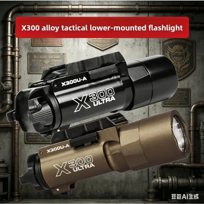 2026 Upgrade X300U-A X300 Ultra Tactical Flashlight Strong Beam SOS Strobe Lamp Fit Rail Airsoft Game Model Accessories
2026 Upgrade X300U-A X300 Ultra Tactical Flashlight Strong Beam SOS Strobe Lamp Fit Rail Airsoft Game Model Accessories