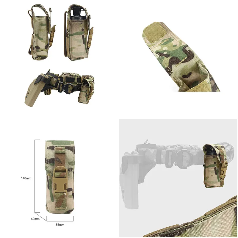 TYR Tactical Single Flash Grenade Storage Pouch, Molle Compatible Vertical Nylon Accessory Pack, 500D Tactical Gear
TYR Tactical Single Flash Grenade Storage Pouch, Molle Compatible Vertical Nylon Accessory Pack, 500D Tactical Gear