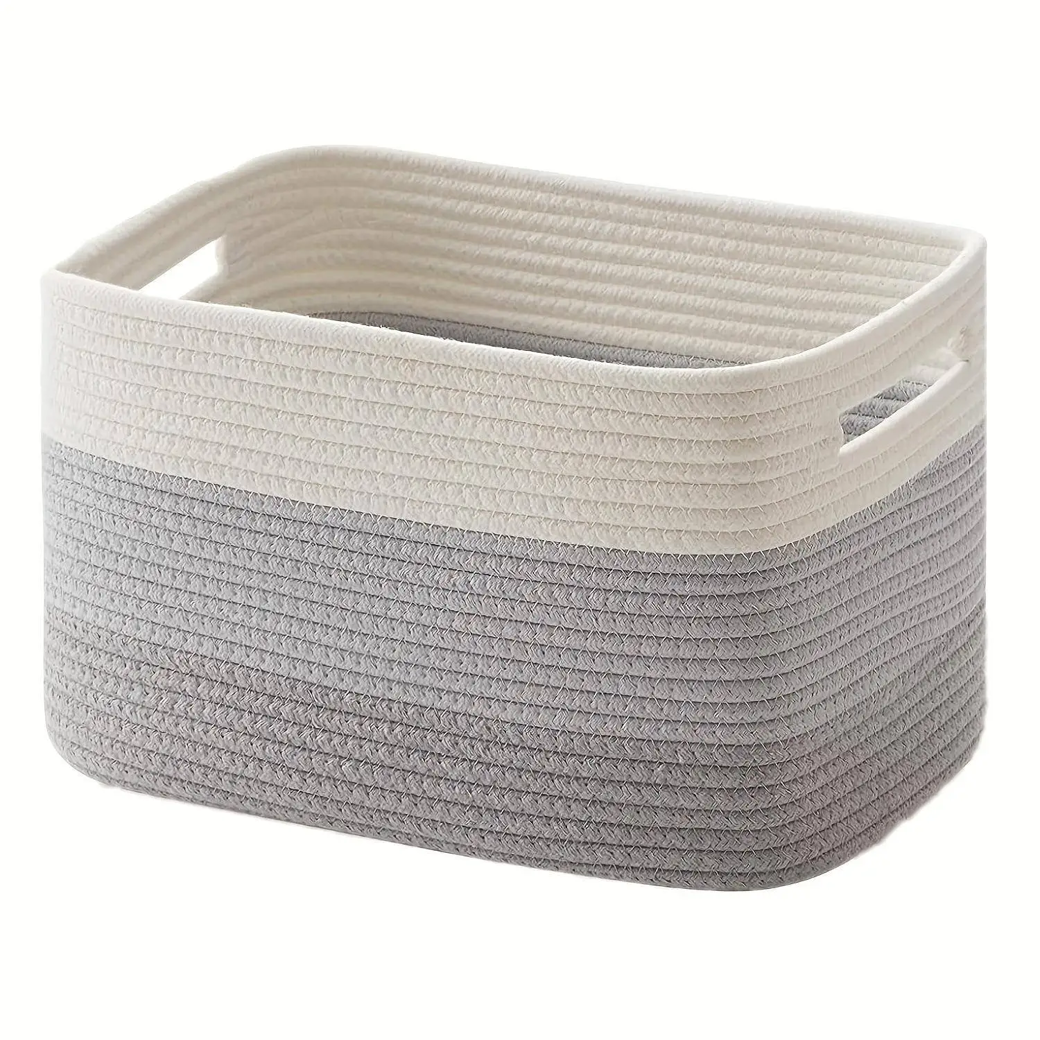 Rectangular ZWS003 Storage Basket Woven Dirty Clothes Basket with Hollow Handle Toy Organizer Cotton Rope Material
Rectangular ZWS003 Storage Basket Woven Dirty Clothes Basket with Hollow Handle Toy Organizer Cotton Rope Material