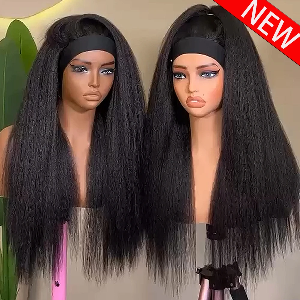 Kinky straight Headband Wigs 100% Human Hair No Glue Full Machine Made 400 Density For Women Wear And Go 16-36 Inch Pre Plucked
Kinky straight Headband Wigs 100% Human Hair No Glue Full Machine Made 400 Density For Women Wear And Go 16-36 Inch Pre Plucked