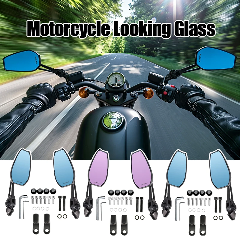 HD Anti-glare Motorcycle Rearview Mirror Adjustable Rotatable Looking Glass for Bike Scooter Electric Bicycle Accessories Kit
HD Anti-glare Motorcycle Rearview Mirror Adjustable Rotatable Looking Glass for Bike Scooter Electric Bicycle Accessories Kit
