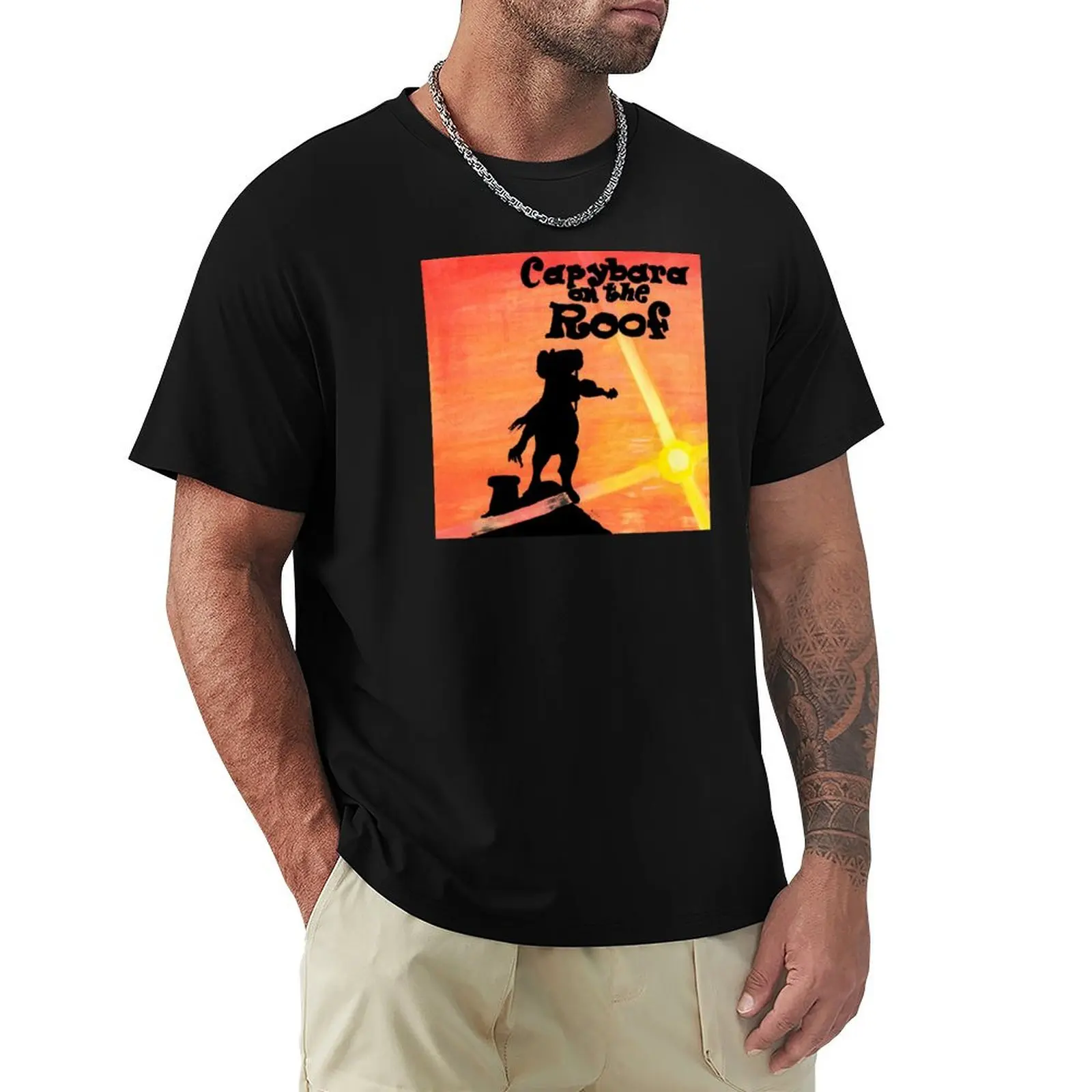 Capybara On The Roof T-Shirt funny costumes vintage clothes new edition men t shirts high quality
Capybara On The Roof T-Shirt funny costumes vintage clothes new edition men t shirts high quality