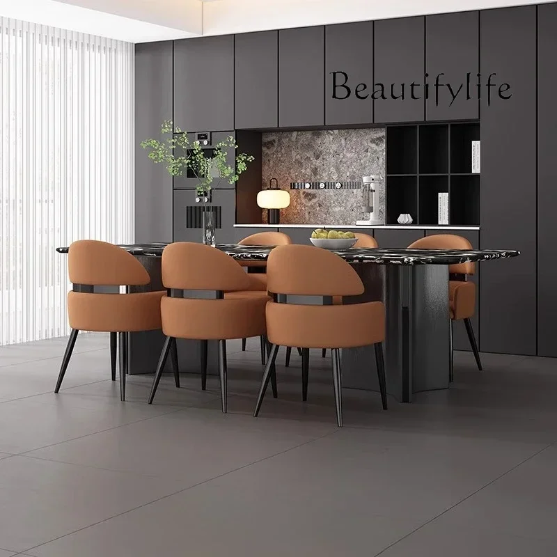 c Italian light luxury dining chair new home hotel restaurant premium dining table back chair
c Italian light luxury dining chair new home hotel restaurant premium dining table back chair