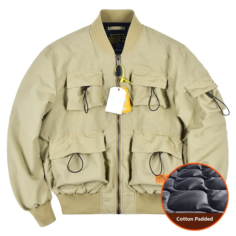 New Alpha Martin Winter and Autumn Thicken Baseball Coat Flight Pilot Jacket Men Casual Loose Cargo Military Tactical Jacket
New Alpha Martin Winter and Autumn Thicken Baseball Coat Flight Pilot Jacket Men Casual Loose Cargo Military Tactical Jacket