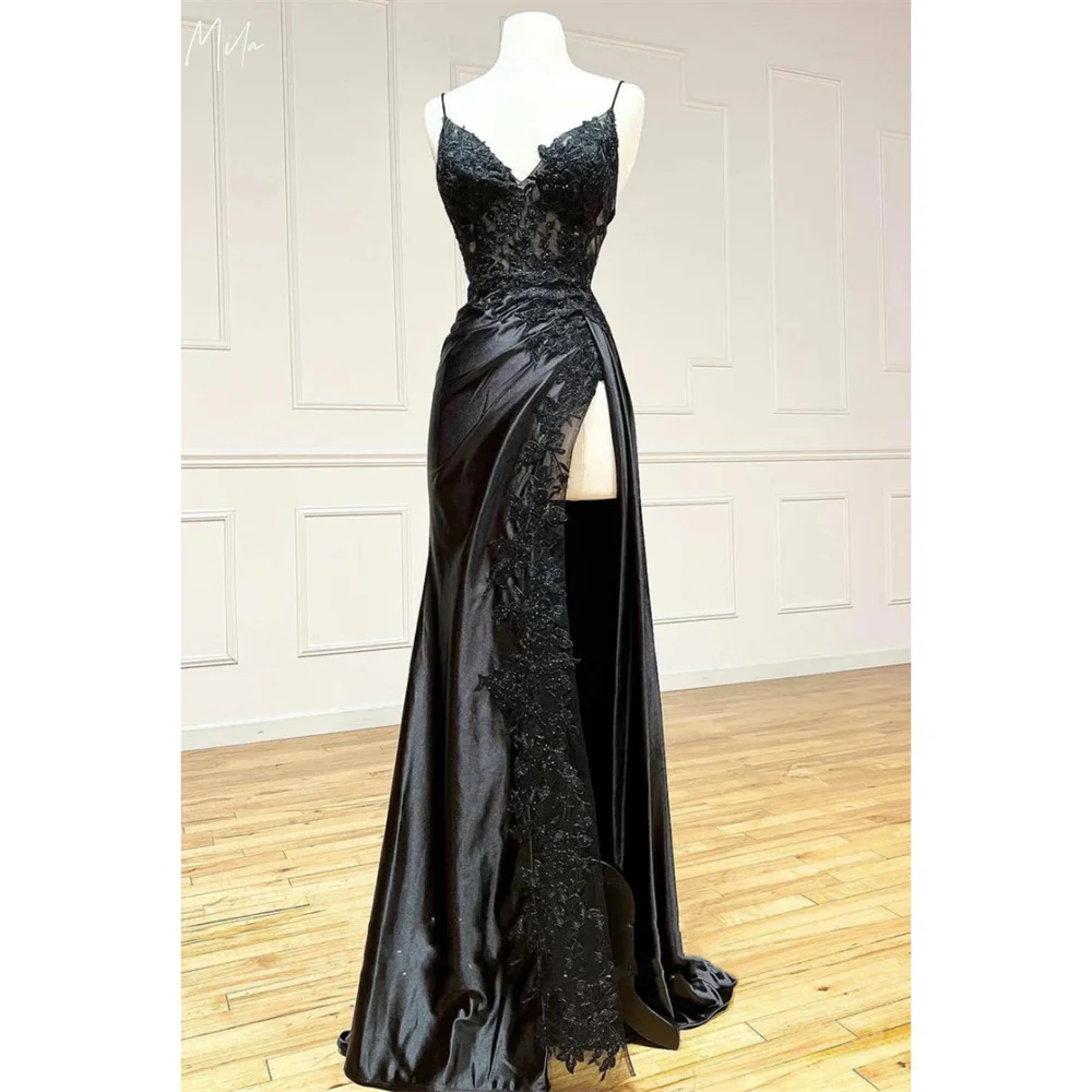 Mila Customized V-Neck Mermaid Satin Prom Dresses Embroidery Backless Lace-Up New In Dresses Floor-Length Evening Dresses 2025
Mila Customized V-Neck Mermaid Satin Prom Dresses Embroidery Backless Lace-Up New In Dresses Floor-Length Evening Dresses 2025