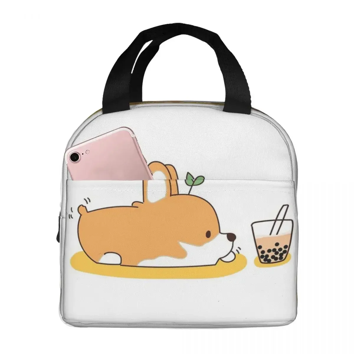 Сумки для обеда Corgi And Bubble Tea, изолированная коробка для бенто, сумка для обеда, герметичные сумки для пикника, термосумка для женщин и девочек, работа
Сумки для обеда Corgi And Bubble Tea, изолированная коробка для бенто, сумка для обеда, герметичные сумки для пикника, термосумка для женщин и девочек, работа