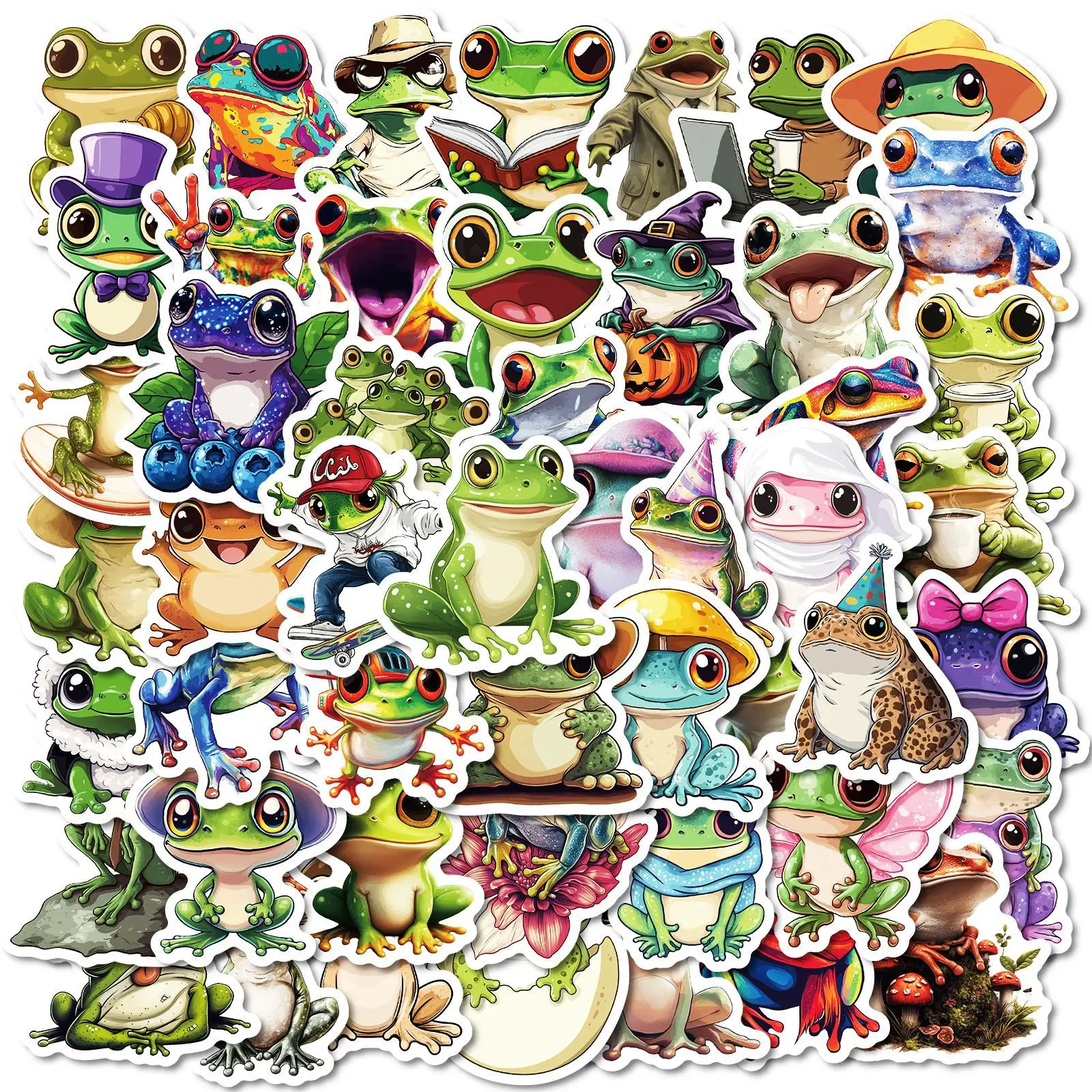 10/50Pcs Cool Peace Colorful Frog Cute Cartoon Stickers Kawaii DIY Skateboard Suitcase Luggage Laptop Funny Sticker Decals
10/50Pcs Cool Peace Colorful Frog Cute Cartoon Stickers Kawaii DIY Skateboard Suitcase Luggage Laptop Funny Sticker Decals