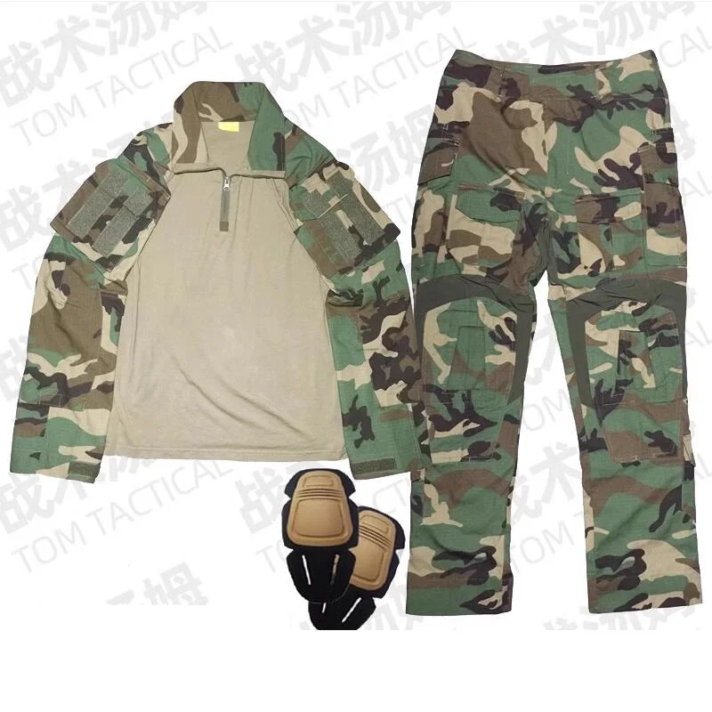 Gen3 Tactical Frog Paintball M81 Jungle Color G3 Suit Long Sleeve Top Combat Pants Knee Pads
Gen3 Tactical Frog Paintball M81 Jungle Color G3 Suit Long Sleeve Top Combat Pants Knee Pads