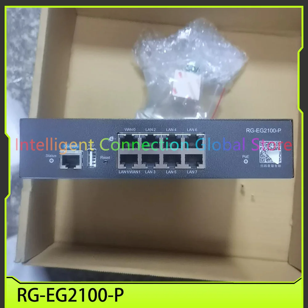 POE gateway router with 8 Gigabit Ethernet ports RG-EG2100-P
POE gateway router with 8 Gigabit Ethernet ports RG-EG2100-P