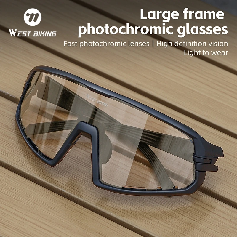 Велосипедные очки WEST BIKING, фотохромные очки HD, большая оправа, унисекс, для активного отдыха, бега, походов, вождения, велосипедные очки
Велосипедные очки WEST BIKING, фотохромные очки HD, большая оправа, унисекс, для активного отдыха, бега, походов, вождения, велосипедные очки