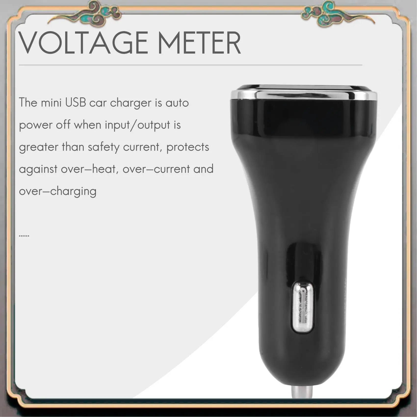 Reliable-Car Charger Volt Meter Car Battery Monitor With LED Voltage & Amps Display, For Iphone 11 / Xs ,Galaxy S20 / S10
Reliable-Car Charger Volt Meter Car Battery Monitor With LED Voltage & Amps Display, For Iphone 11 / Xs ,Galaxy S20 / S10