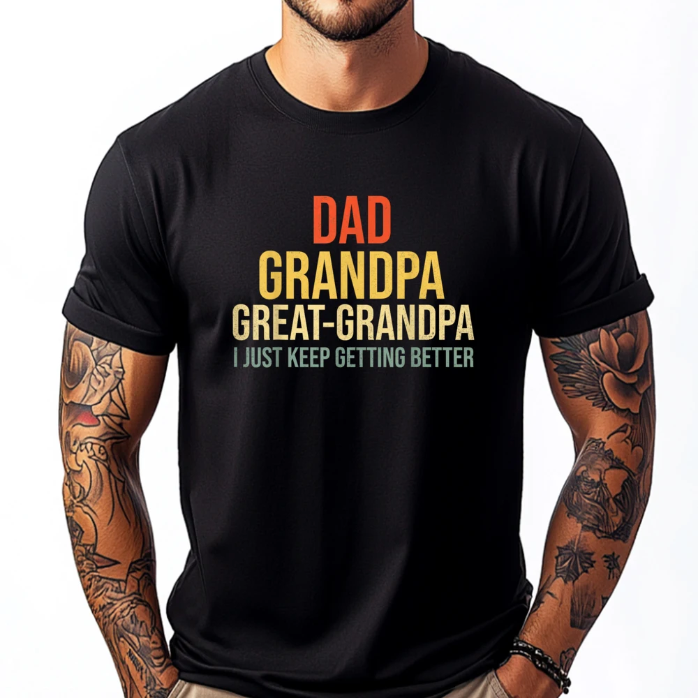 Funny Great Grandpa for Fathers Day Funny Shirt Male New In Tops And T-Shirts Gift
Funny Great Grandpa for Fathers Day Funny Shirt Male New In Tops And T-Shirts Gift