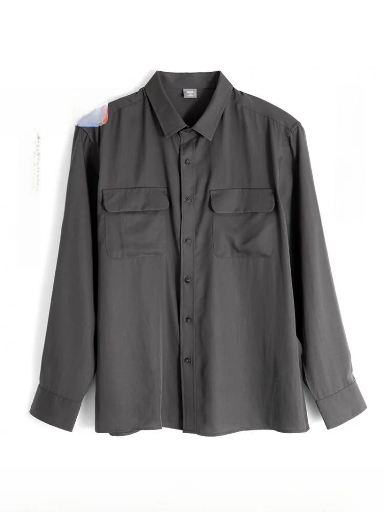 Spring Long Sve irt Dad andpa Middle-aged And ly Men's Loose Fit Casual Faion Urban Sle Ry Fiber irt
Spring Long Sve irt Dad andpa Middle-aged And ly Men's Loose Fit Casual Faion Urban Sle Ry Fiber irt