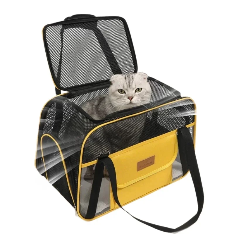 Pet Carrier Bag Breathable Hollow Large Capacity Shoulder Portable Cat Dog Travel Cage Tote Outdoor Supplies New Hot
Pet Carrier Bag Breathable Hollow Large Capacity Shoulder Portable Cat Dog Travel Cage Tote Outdoor Supplies New Hot