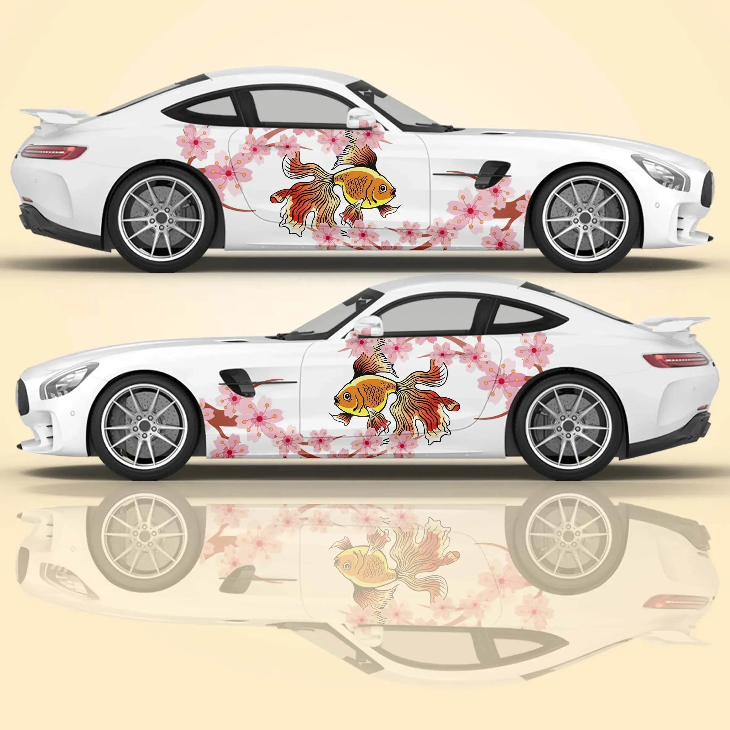 Japanese Cherry Blossoms and Fish Car Body Stickers Chinese Style Phoenix Vinyl Car Side Decal Sticker Universal PVC
Japanese Cherry Blossoms and Fish Car Body Stickers Chinese Style Phoenix Vinyl Car Side Decal Sticker Universal PVC