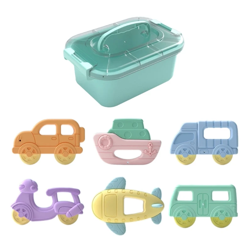 Multipurpose Baby Nursing Rattle Toy Vehicle-shape Teether Food-Grade Material Macaron-color Sensory Toy
Multipurpose Baby Nursing Rattle Toy Vehicle-shape Teether Food-Grade Material Macaron-color Sensory Toy