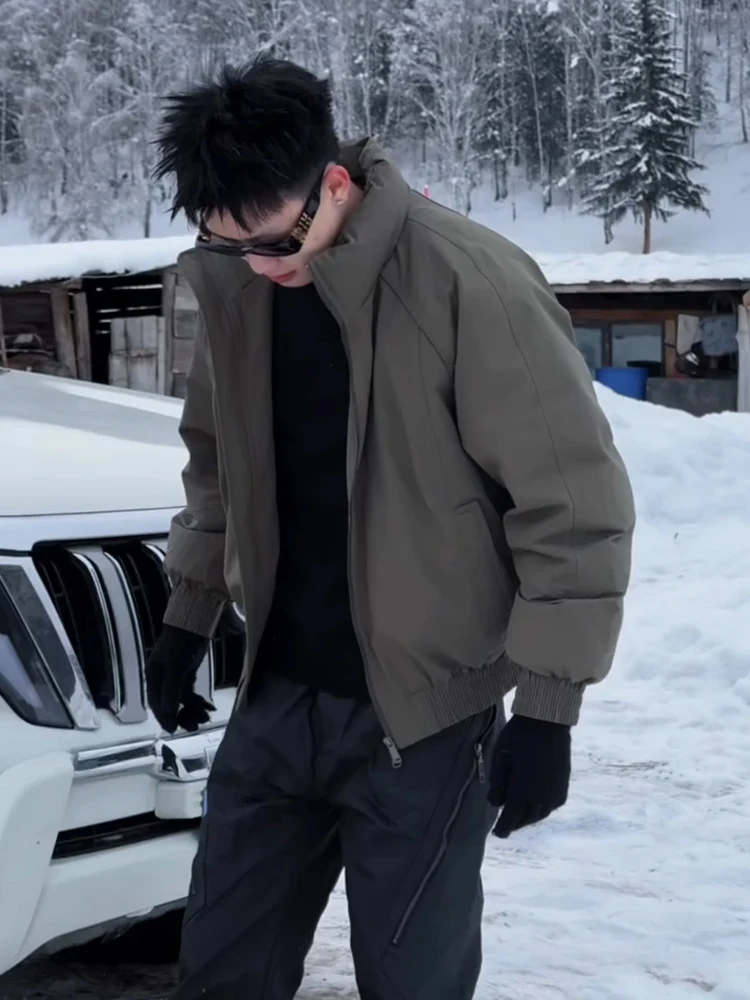 Faionable Men's ort Cotton Jaet een Thiened Flight Sle Stand Collar Casual Loose Fit Urban Sle Cotton Coat
Faionable Men's ort Cotton Jaet een Thiened Flight Sle Stand Collar Casual Loose Fit Urban Sle Cotton Coat