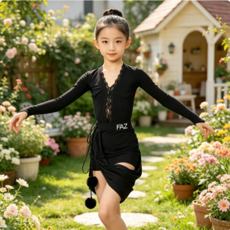 Girls High End Latin Dance Dress Spring Summer Ballroom Costume for Training Practice Stage Performance Performance Accessories
Girls High End Latin Dance Dress Spring Summer Ballroom Costume for Training Practice Stage Performance Performance Accessories
