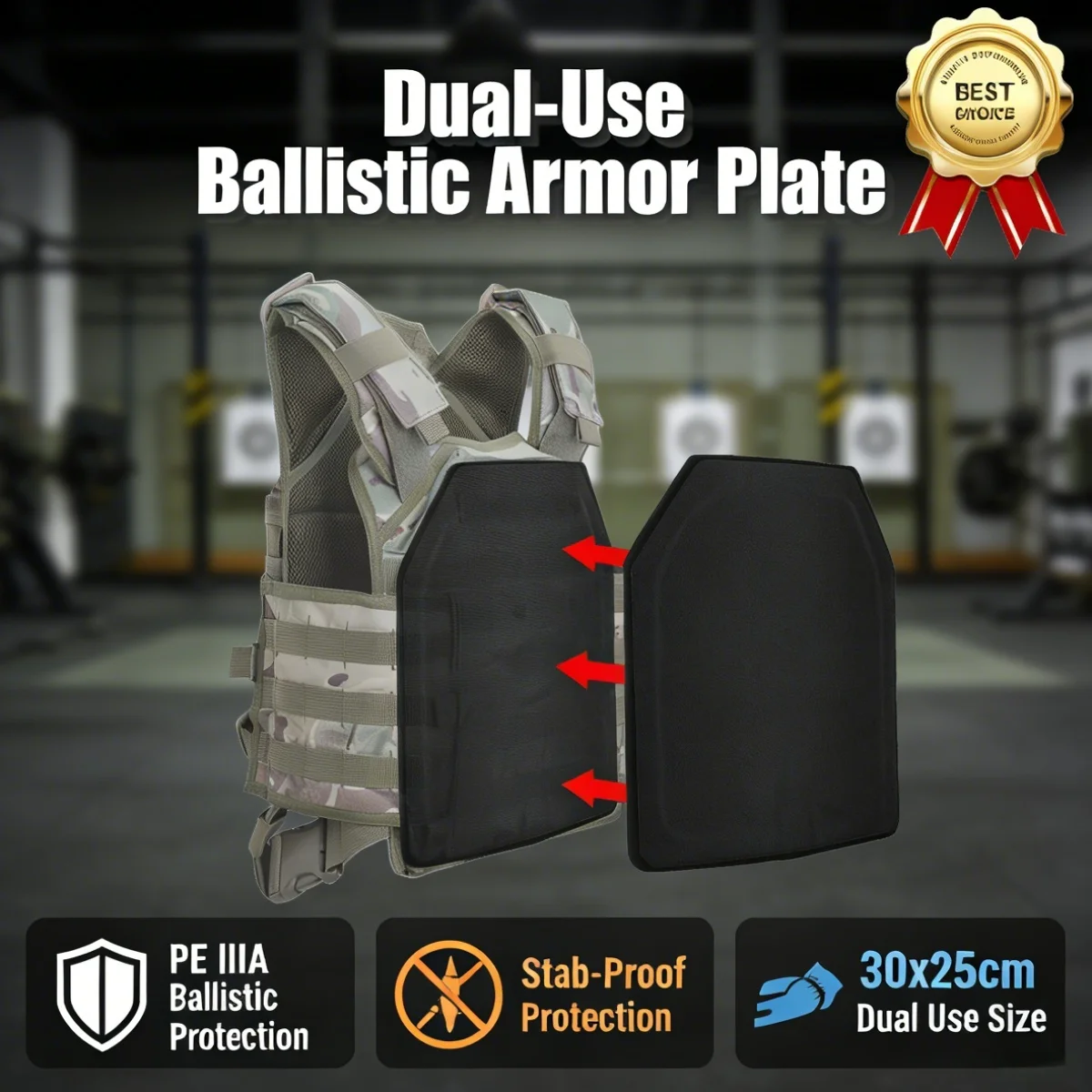 1-3PCS Airsoft Tactical Vest EVA Plates For Body Armor Vests Insert Foam SAPI Shock Plate Hunting Paintball War Game Protective
1-3PCS Airsoft Tactical Vest EVA Plates For Body Armor Vests Insert Foam SAPI Shock Plate Hunting Paintball War Game Protective
