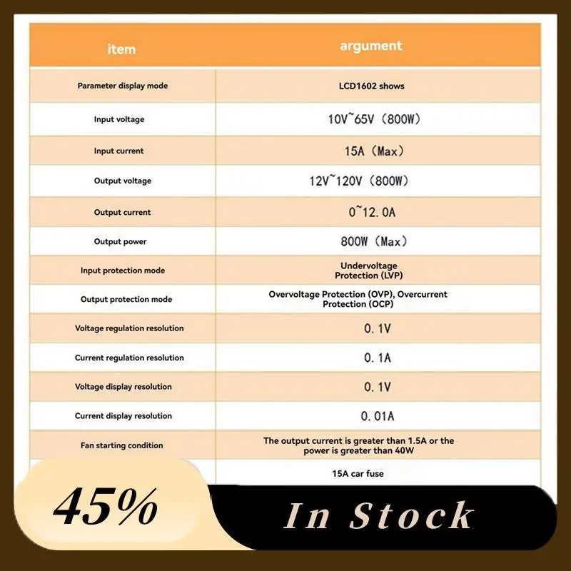 A60Z Top DPX800/LCD Liquid Crystal Display DC Numerical Control Boost Constant Voltage Supply Communication Solar MPPT Charging
A60Z Top DPX800/LCD Liquid Crystal Display DC Numerical Control Boost Constant Voltage Supply Communication Solar MPPT Charging