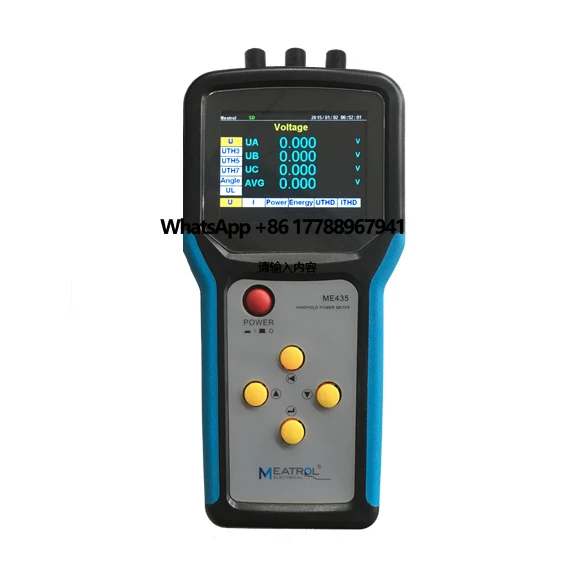 Portable Power Meter Data Logger MEATROL ME435 Electric Energy Meter Three Phase Watt Meter
Portable Power Meter Data Logger MEATROL ME435 Electric Energy Meter Three Phase Watt Meter