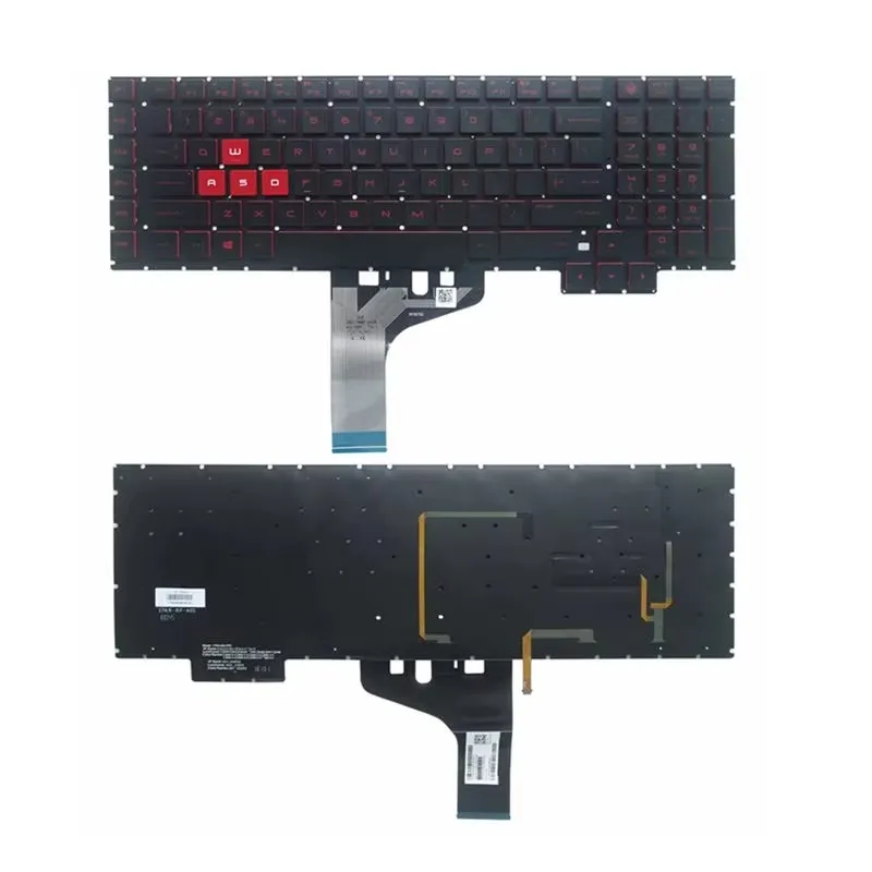 New For HP Omen 17-an 17-an00 17-an013tx 17-an014tx 17-an031tx Series Laptop US English Keyboard With Backlit Red Let
New For HP Omen 17-an 17-an00 17-an013tx 17-an014tx 17-an031tx Series Laptop US English Keyboard With Backlit Red Let