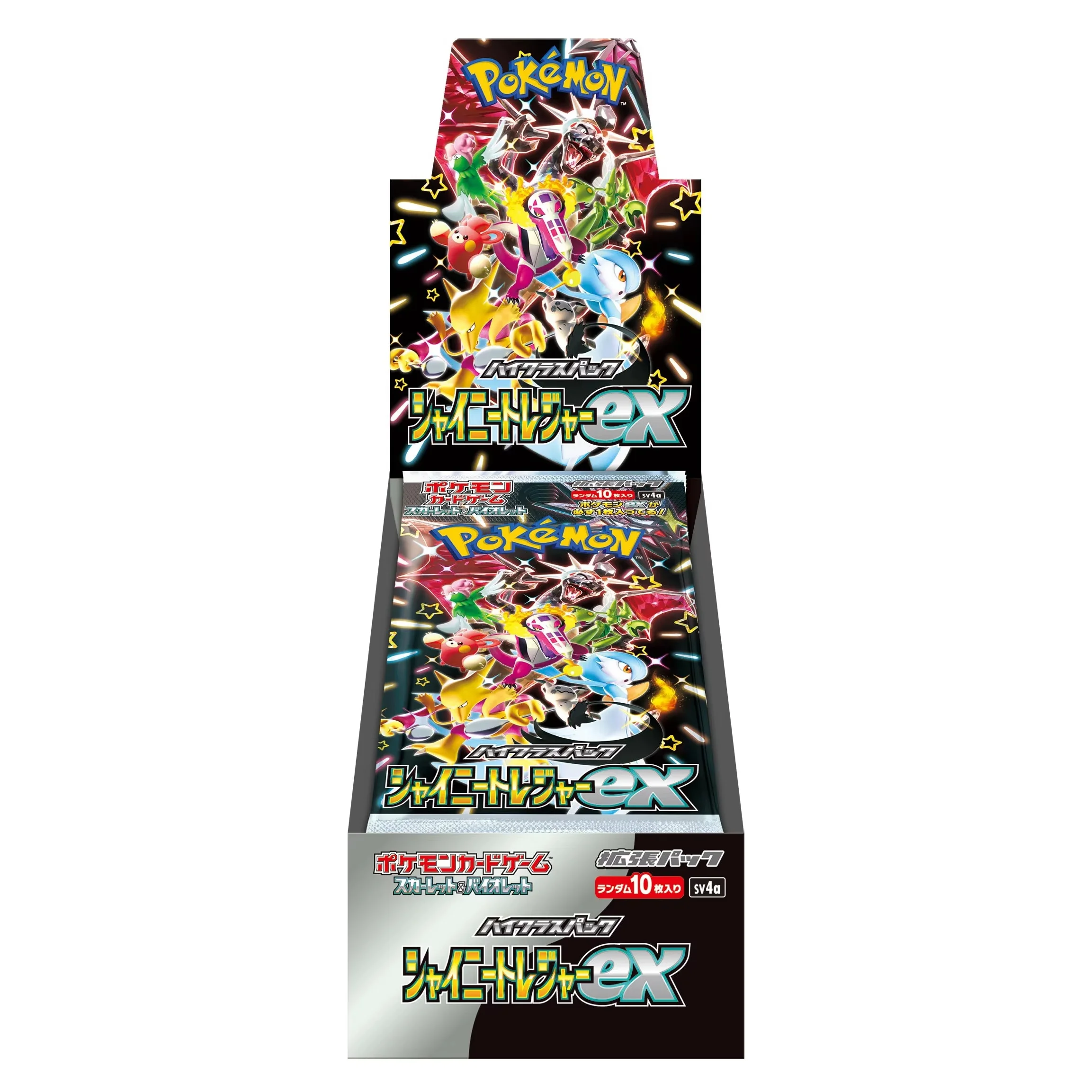 Pokemon Trading Card Game Shiny Treasure Ex Sv4a Original Japanese Flash Cards Boosters Pack In Stock For Adult Collectors Gift
Pokemon Trading Card Game Shiny Treasure Ex Sv4a Original Japanese Flash Cards Boosters Pack In Stock For Adult Collectors Gift