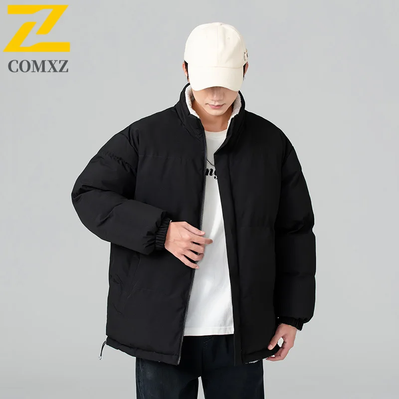 Men Parka Coat 2025 Reversible Fleece Lined Korean Style Hiking Travel Parkas Winter Warm Thick Windproof Versatile Bread Jacket
Men Parka Coat 2025 Reversible Fleece Lined Korean Style Hiking Travel Parkas Winter Warm Thick Windproof Versatile Bread Jacket