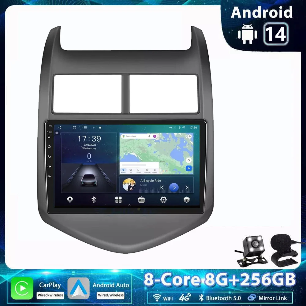 Автомобильное радио Android 14,0 для Chevrolet Aveo 2 Sonic T300 2011-2015, мультимедийный плеер Naviagtion, 2Din, головное устройство Carplay, стерео
Автомобильное радио Android 14,0 для Chevrolet Aveo 2 Sonic T300 2011-2015, мультимедийный плеер Naviagtion, 2Din, головное устройство Carplay, стерео