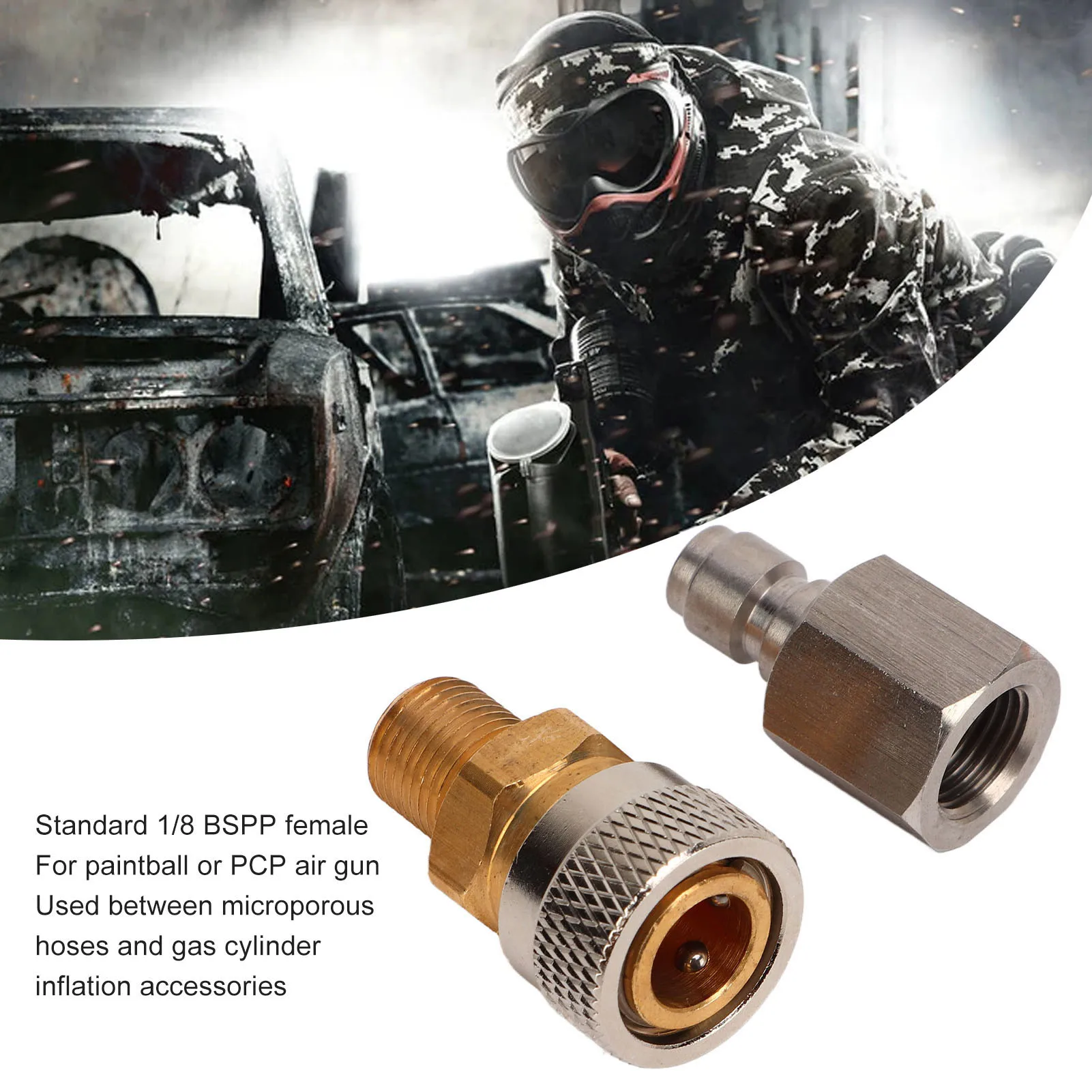 1/8 BSPP Quick Connector Fast Disconnect Release Charging Female Socket Coupler Accessories BSPP Plug Socket
1/8 BSPP Quick Connector Fast Disconnect Release Charging Female Socket Coupler Accessories BSPP Plug Socket