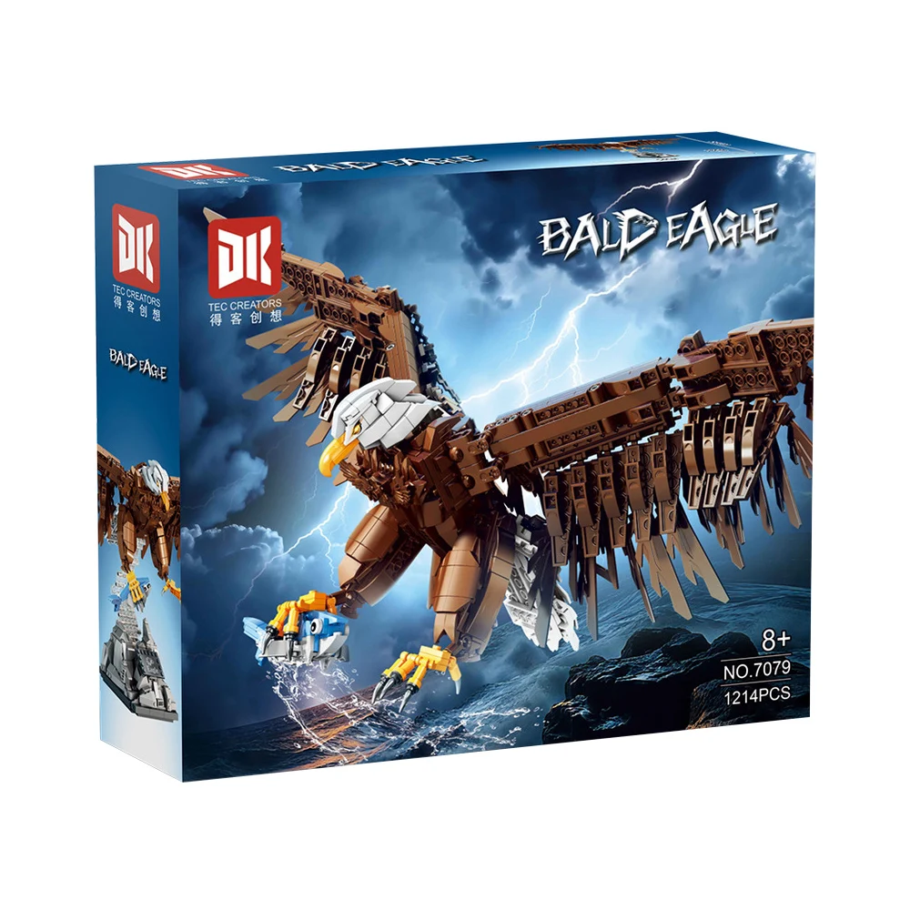 В НАЛИЧИИ DK7079 MOC Креативный Орел Охота Строительные блоки Модель Кирпичи в виде животных Сборка игрушек для мальчиков Рождественский подарочный набор
В НАЛИЧИИ DK7079 MOC Креативный Орел Охота Строительные блоки Модель Кирпичи в виде животных Сборка игрушек для мальчиков Рождественский подарочный набор