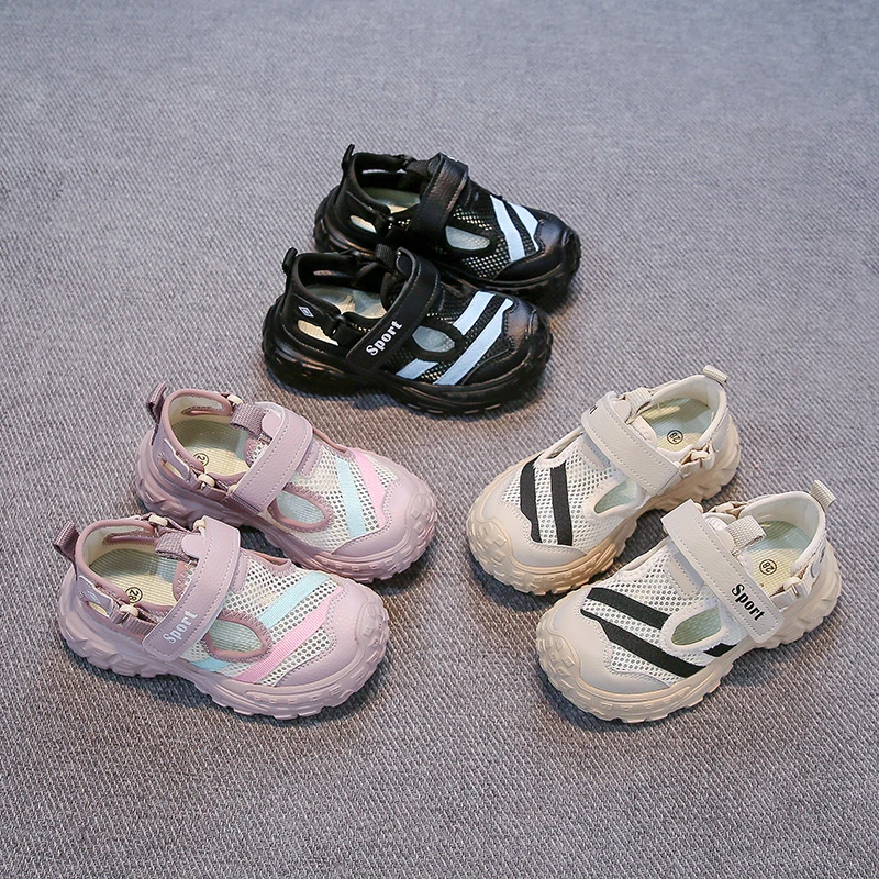 Children Sports Sandals Hook&loop Kids Running Shoes Non-slip Soft Sole 2025 Summer New Boys Girls Beach Shoes Comfortable Trend
Children Sports Sandals Hook&loop Kids Running Shoes Non-slip Soft Sole 2025 Summer New Boys Girls Beach Shoes Comfortable Trend