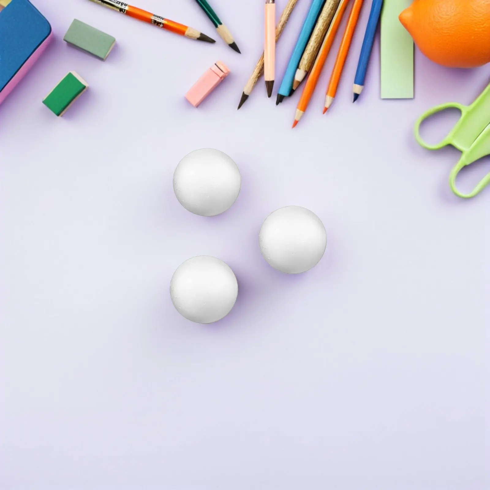 80Pcs 6Cm White Foam Balls Smooth Polystyrene Craft Spheres for DIY Holiday Ornaments Wedding Table Centerpiece Classroom Art
80Pcs 6Cm White Foam Balls Smooth Polystyrene Craft Spheres for DIY Holiday Ornaments Wedding Table Centerpiece Classroom Art