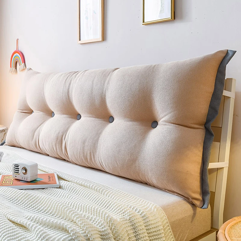 Pastoral bedside backrest solid color bed pillow bedroom rectangular double back bedside soft bag removable and washable
Pastoral bedside backrest solid color bed pillow bedroom rectangular double back bedside soft bag removable and washable