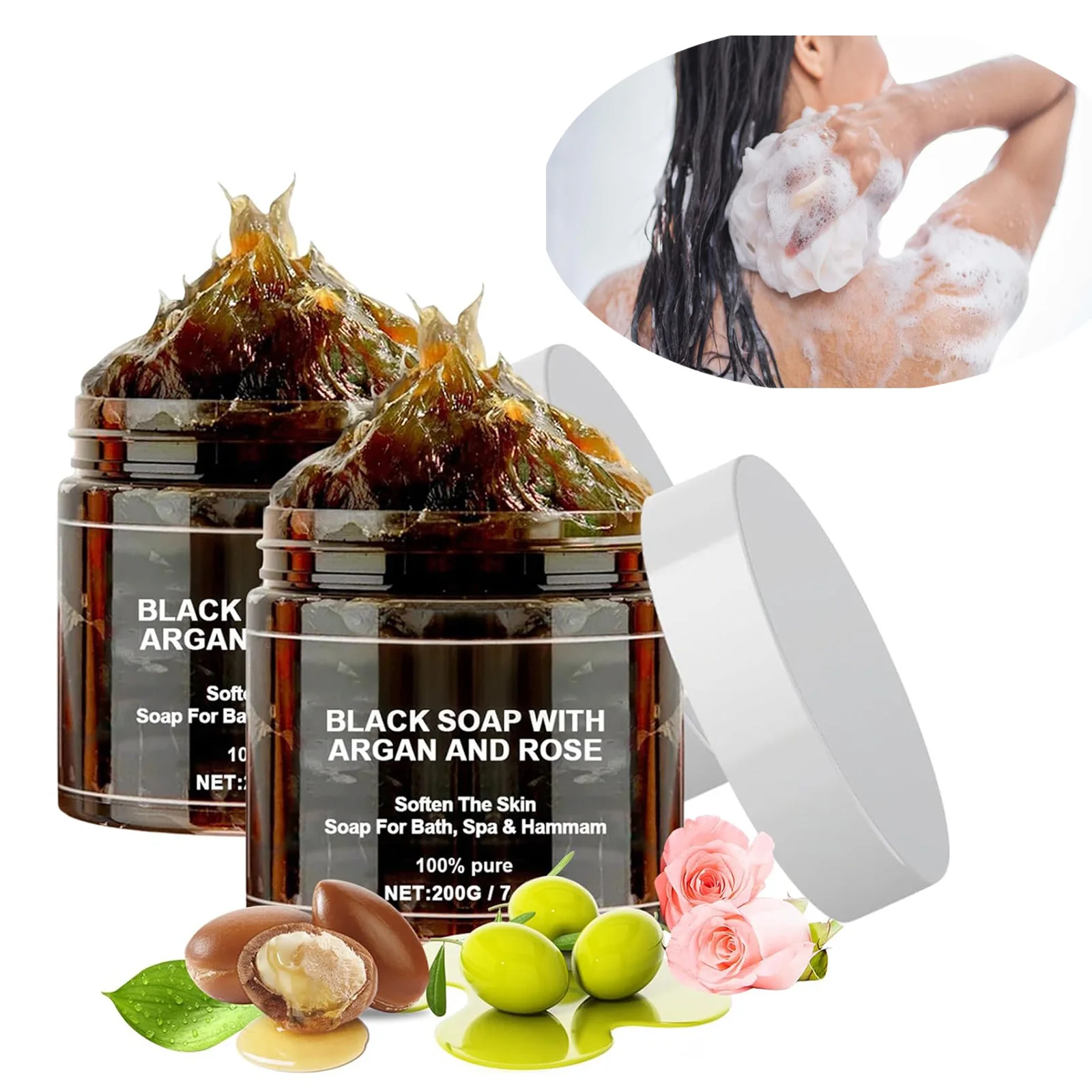 Black Cleansing Soap Deep Pore Exfoliating & Oil Control Soap for Face Body Acne Blackhead Remover Moisturizing Brightening Skin
Black Cleansing Soap Deep Pore Exfoliating & Oil Control Soap for Face Body Acne Blackhead Remover Moisturizing Brightening Skin