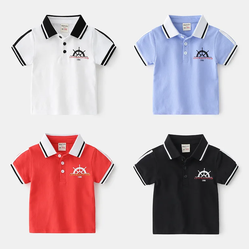 Boy's Short SleeveTShirt Children's Summer Clothing Top Baby Lapel Casual Wear ChildrenpoloShirt One Piece Dropshipping
Boy's Short SleeveTShirt Children's Summer Clothing Top Baby Lapel Casual Wear ChildrenpoloShirt One Piece Dropshipping