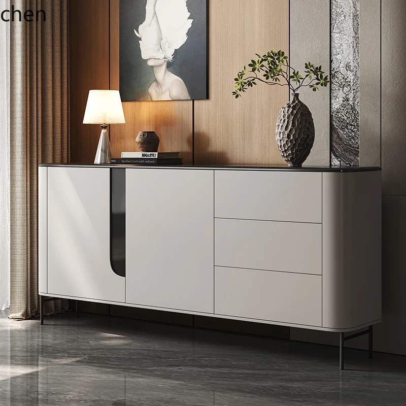 HXL Italian minimalist side cabinet integrated storage cabinet against the wall Solid wood simple marble entrance cabinet
HXL Italian minimalist side cabinet integrated storage cabinet against the wall Solid wood simple marble entrance cabinet