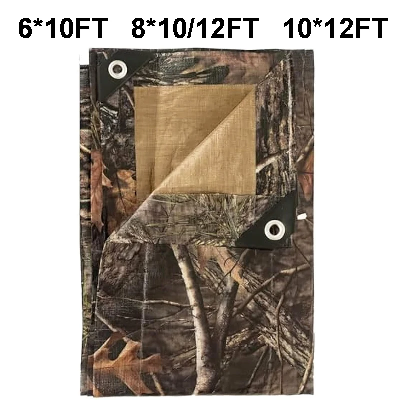 Camouflage Tarp Waterproof Awning Shade 6*10 8*10/12 10*12 FT Outdoor Garden Canopy Camping Tarpaulin Bionic Camo Sun Shelter
Camouflage Tarp Waterproof Awning Shade 6*10 8*10/12 10*12 FT Outdoor Garden Canopy Camping Tarpaulin Bionic Camo Sun Shelter